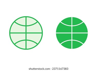 Basketball icon set. Basketball ball icon. Basketball logo vector icon