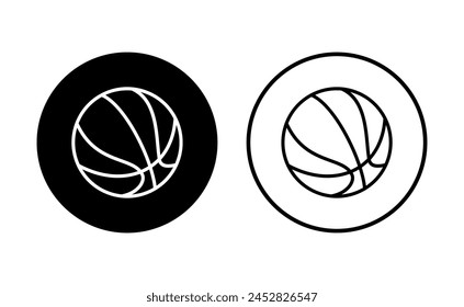 Basketball icon set. Basketball ball icon. Basketball logo vector icon
