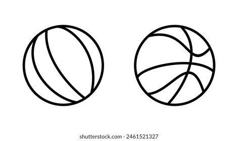 Basketball icon set. Basketball ball icon. Basketball logo vector icon