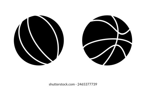 Basketball icon set. Basketball ball icon. Basketball logo vector icon
