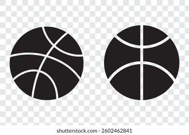 Basketball icon set. Basketball ball icon. Basketball logo vector icon
