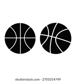 Basketball icon set illustration vector design Vector, illustration