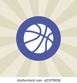 basketball icon. sign design. background