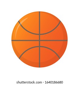 Basketball icon simple 3d vector illustration isolated eps10 on white background