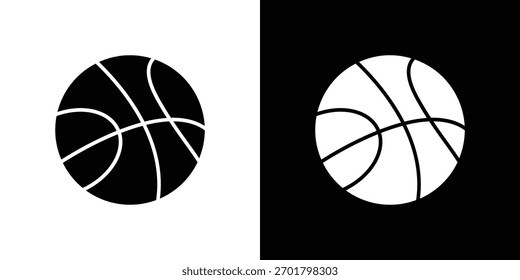 Ícone de basquete, estilo simples. para designs de ui ou ux