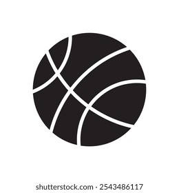 Basketball icon. Simple vector sign.