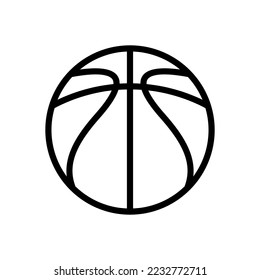 Basketball icon. Sports equipment symbol. Basketball icon design Suitable for website, mobile app and freelancer needs. isolated icon illustration