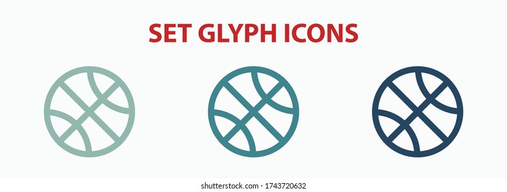 Basketball icon stock vector illustration flat design.