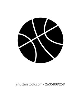 Basketball icon symbol for apps and websites. Basketball ball sign and symbol