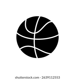 Basketball icon symbol for apps and websites. Basketball ball sign and symbol