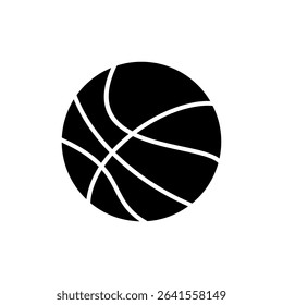 Basketball icon symbol for apps and websites. Basketball ball sign and symbol