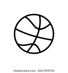 Basketball icon symbol for apps and websites. Basketball ball sign and symbol