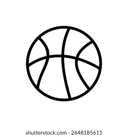 Basketball icon symbol for apps and websites. Basketball ball sign and symbol