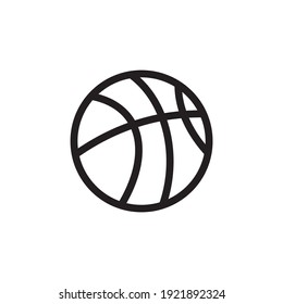 basketball icon symbol sign vector