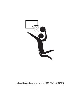 basketball icon symbol sign vector