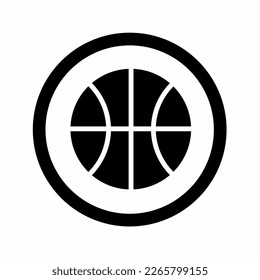 Basketball icon template illustration. Design for business. Stock vector.	