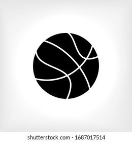 Basketball Icon. Universal Interface Element, Sign and Symbol - Vector.