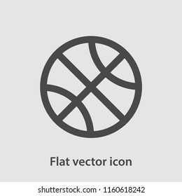 Basketball icon vector