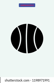 Basketball icon, Vector
