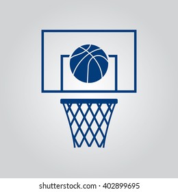 Basketball icon vector