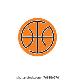 basketball icon vector