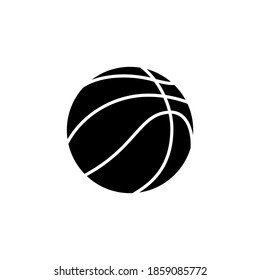 Basketballsymbol, Vektorgrafik. Basketballsymbol. Basketball-Logo, Vektorsymbol