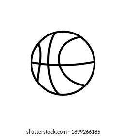 Basketball icon vector. Basketball ball icon. Basketball logo vector icon