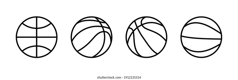 Basketball icon vector. Basketball ball icon. Basketball logo vector icon