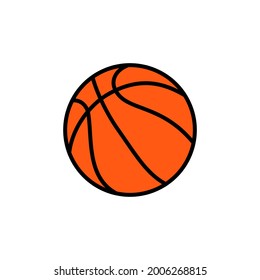 Basketball icon vector. Basketball ball icon. Basketball logo vector icon