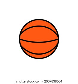 Basketball icon vector. Basketball ball icon. Basketball logo vector icon
