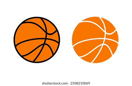 Basketball icon vector. Basketball ball icon. Basketball logo vector icon