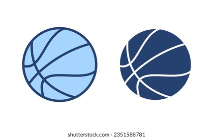 Basketball icon vector. Basketball ball sign and symbol