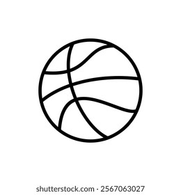 Basketball icon vector. Basketball ball sign and symbol