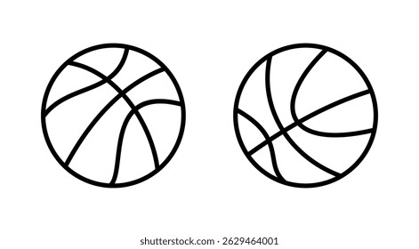 Basketball icon vector. Basketball ball sign and symbol