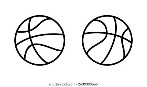 Basketball icon vector. Basketball ball sign and symbol
