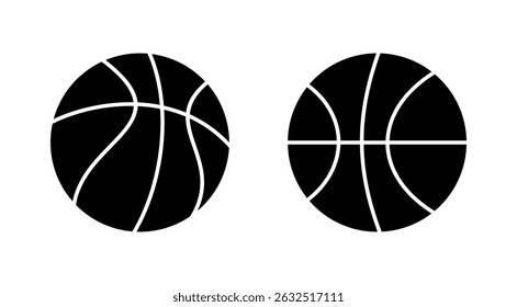 Basketball icon vector. Basketball ball sign and symbol