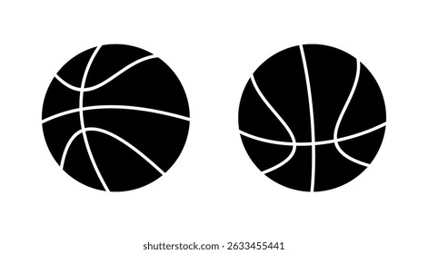 Basketball icon vector. Basketball ball sign and symbol