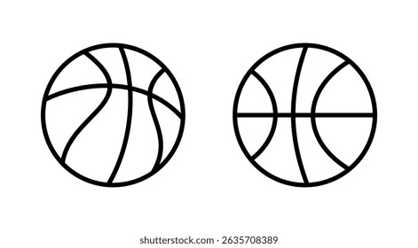 Basketball icon vector. Basketball ball sign and symbol
