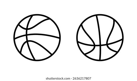 Basketball icon vector. Basketball ball sign and symbol