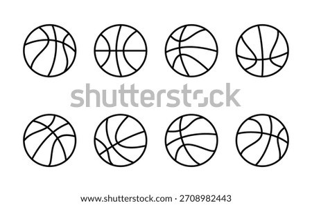 Basketball icon vector. Basketball ball sign and symbol