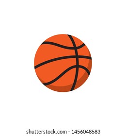 Basketball Icon Vector. Basket Ball Icon Symbol Illustration. Simple Design On White Background.