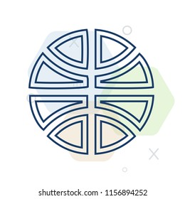 Basketball icon vector can be used as png, Basketball