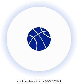 Basketball  icon. Vector design.
