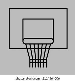 diseño vectorial de icono de baloncesto
