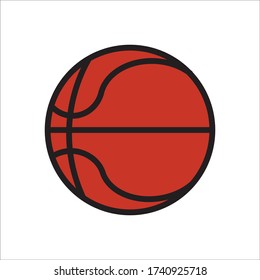 plantilla de diseño de vectores de iconos de baloncesto