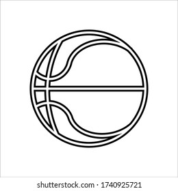 basketball icon vector design template