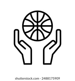 Basketball icon vector design template