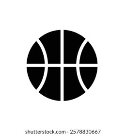 basketball icon vector game ball  sign