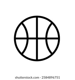 basketball icon vector game ball  sign