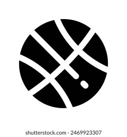 ícono de baloncesto. ícono de glifo de Vector para tu Sitio web, móvil, presentación y diseño de logotipo.